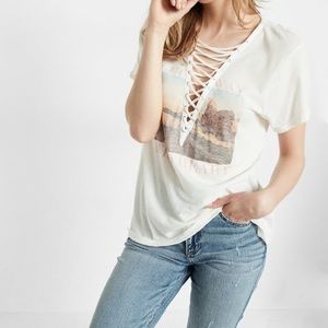 NWOT express wild heart tee